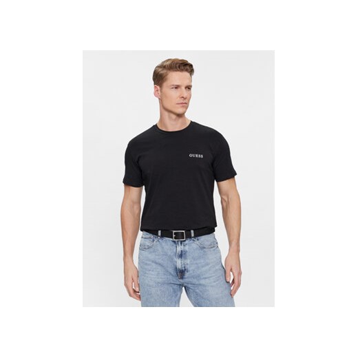 Guess T-Shirt Joe U4RM01 K6YW0 Czarny Regular Fit ze sklepu MODIVO w kategorii T-shirty męskie - zdjęcie 168639588