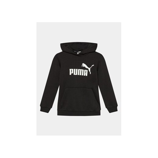 Puma Bluza Ess Logo 587031 Czarny Regular Fit ze sklepu MODIVO w kategorii Bluzy chłopięce - zdjęcie 168639597