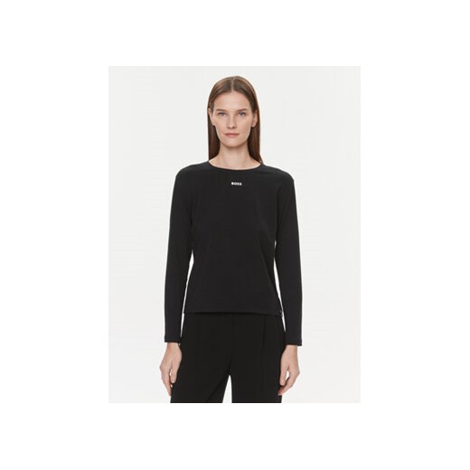 Boss Koszulka piżamowa 50510326 Czarny Regular Fit ze sklepu MODIVO w kategorii Piżamy damskie - zdjęcie 168639735