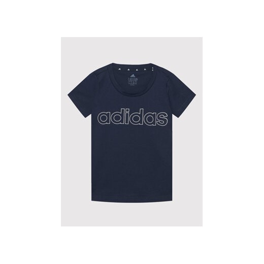 adidas T-Shirt Essentials GS0186 Granatowy Slim Fit ze sklepu MODIVO w kategorii T-shirty chłopięce - zdjęcie 168639817