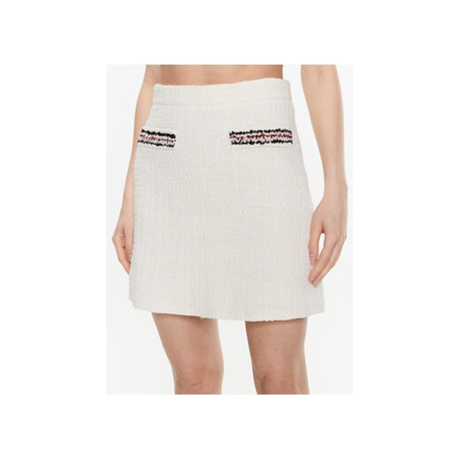 Marella Spódnica trapezowa Garbata 31060428 Biały Regular Fit ze sklepu MODIVO w kategorii Spódnice - zdjęcie 168639937