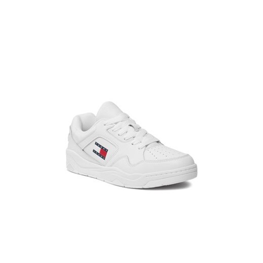 Tommy Jeans Sneakersy Tjm Leather Outsole Color EM0EM01350 Biały Tommy Jeans 40 MODIVO
