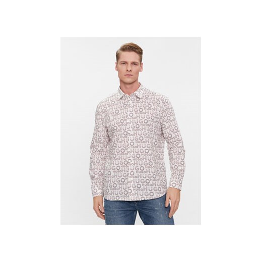 Hugo Koszula Emero 50508663 Biały Relaxed Fit ze sklepu MODIVO w kategorii Koszule męskie - zdjęcie 168640295
