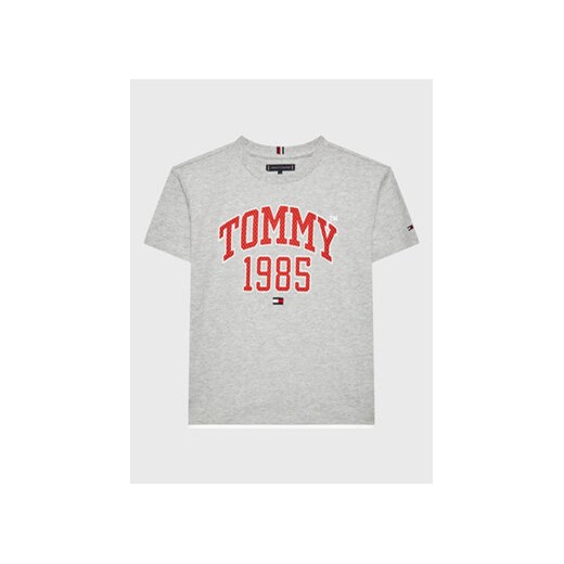 Tommy Hilfiger T-Shirt Varsity KB0KB08206 D Szary Regular Fit ze sklepu MODIVO w kategorii T-shirty chłopięce - zdjęcie 168640496