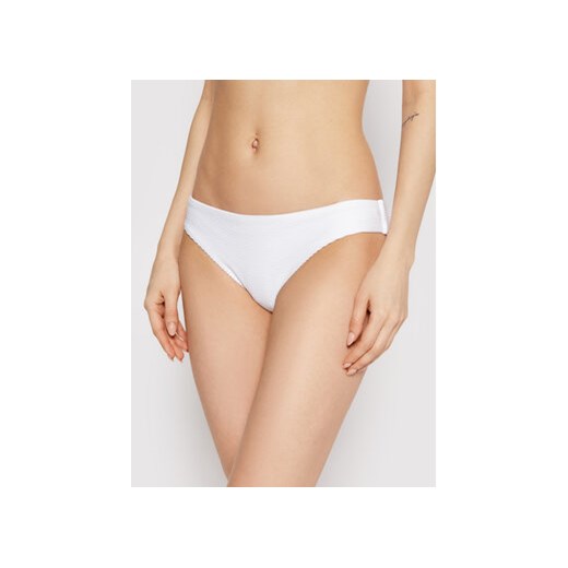 Seafolly Dół od bikini Essentials 40473-640 Biały ze sklepu MODIVO w kategorii Stroje kąpielowe - zdjęcie 168640575
