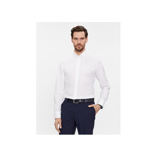Boss Koszula 50469378 Biały Regular Fit ze sklepu MODIVO w kategorii Koszule męskie - zdjęcie 168640785