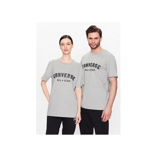 Converse T-Shirt Unisex All Star 10024566-A03 Szary Regular Fit ze sklepu MODIVO w kategorii Bluzki damskie - zdjęcie 168640827