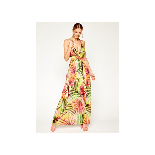 Guess Sukienka letnia Emma W0GK0Y WA4K0 Kolorowy Regular Fit ze sklepu MODIVO w kategorii Sukienki - zdjęcie 168641077