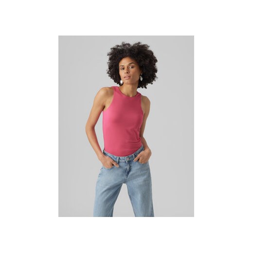 Vero Moda Top Bianca 10279787 Różowy Standard Fit ze sklepu MODIVO w kategorii Bluzki damskie - zdjęcie 168641369