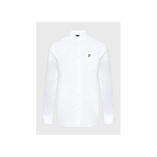Lyle & Scott Koszula Oxford LW1302VOG Biały Regular Fit ze sklepu MODIVO w kategorii Koszule męskie - zdjęcie 168641467