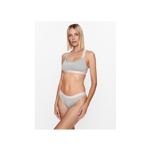 Emporio Armani Underwear Komplet bielizny 164724 3F227 00948 Szary ze sklepu MODIVO w kategorii Komplety bielizny damskiej - zdjęcie 168641517