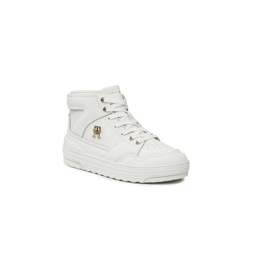 Tommy Hilfiger Sneakersy Th Basket Sneaker Hi FW0FW07757 Écru Tommy Hilfiger 37 MODIVO