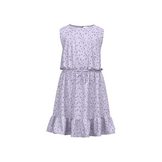 NAME IT Sukienka 13215899 Fioletowy Regular Fit ze sklepu MODIVO w kategorii Sukienki dziewczęce - zdjęcie 168642316