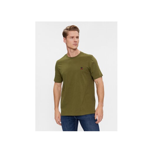 Tommy Hilfiger T-Shirt Small Imd MW0MW30054 Zielony Regular Fit ze sklepu MODIVO w kategorii T-shirty męskie - zdjęcie 168642506