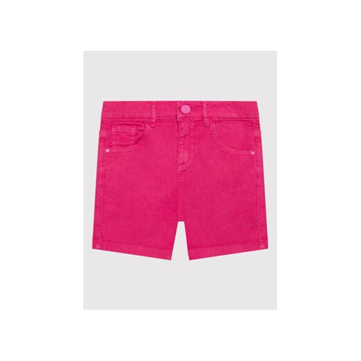 Guess Szorty jeansowe J2RD12 WE5X0 Różowy Regular Fit ze sklepu MODIVO w kategorii Spodenki dziewczęce - zdjęcie 168642518