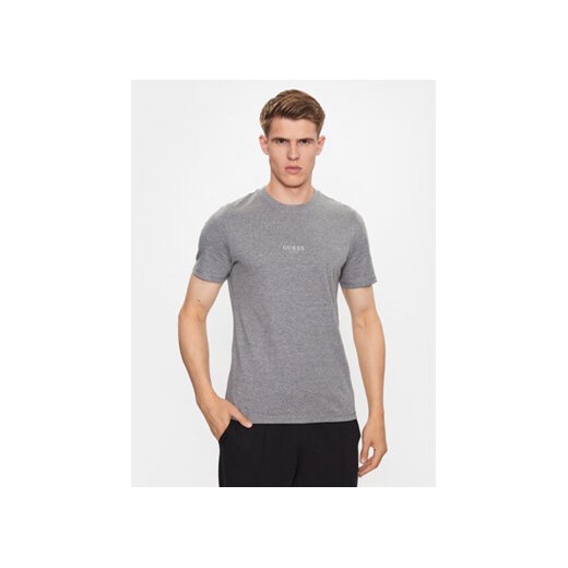 Guess T-Shirt M2YI72 I3Z14 Szary Slim Fit ze sklepu MODIVO w kategorii T-shirty męskie - zdjęcie 168642575