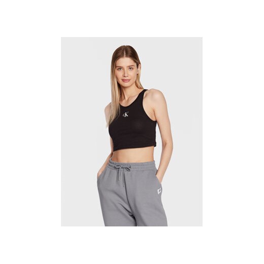 Calvin Klein Swimwear Top KW0KW02092 Czarny Regular Fit XL okazja MODIVO