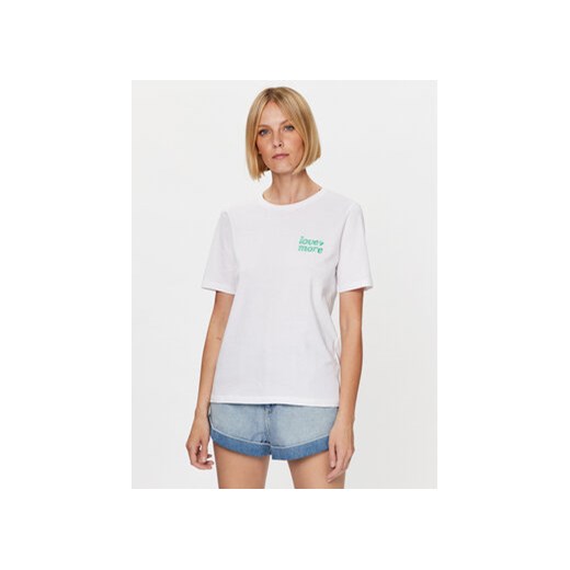b.young T-Shirt 20813337 Biały Regular Fit ze sklepu MODIVO w kategorii Bluzki damskie - zdjęcie 168642875