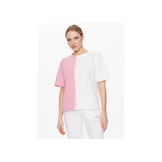 United Colors Of Benetton T-Shirt 3DYBD103F Różowy Relaxed Fit ze sklepu MODIVO w kategorii Bluzki damskie - zdjęcie 168643095