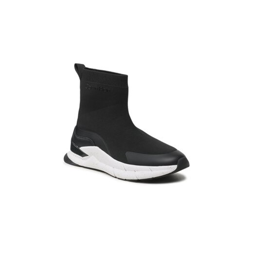 Calvin Klein Sneakersy Sock Boot HW0HW01589 Czarny Calvin Klein 38 wyprzedaż MODIVO