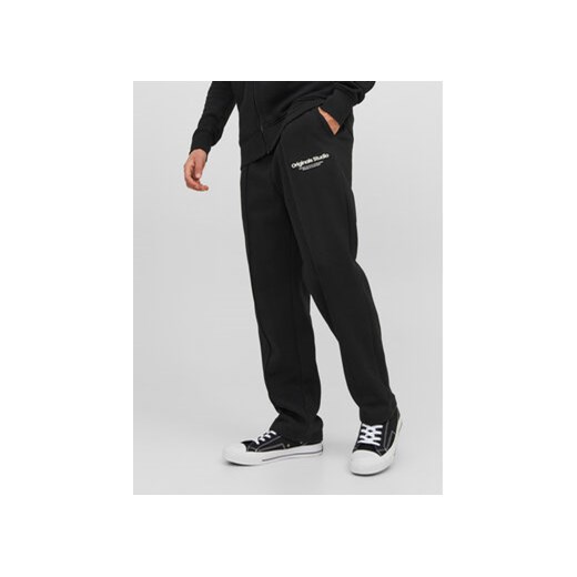 Jack&Jones Spodnie dresowe Kane 12242054 Czarny Loose Fit ze sklepu MODIVO w kategorii Spodnie męskie - zdjęcie 168643318