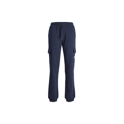 Jack&Jones Junior Spodnie dresowe 12237198 Granatowy Relaxed Fit ze sklepu MODIVO w kategorii Spodnie chłopięce - zdjęcie 168643647