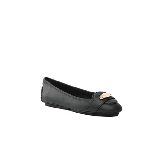 MICHAEL Michael Kors Baleriny Mk Plate Moc 40R3MKFR1L Czarny Michael Michael Kors 37 MODIVO