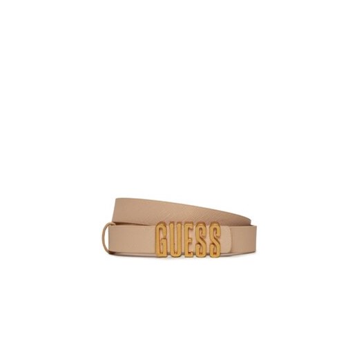 Guess Pasek Damski BW7848 P3425 Beżowy Guess S wyprzedaż MODIVO