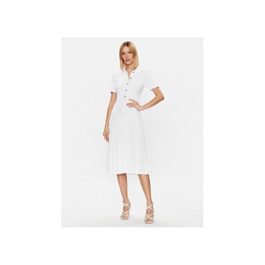 MICHAEL Michael Kors Sukienka codzienna MS381J75EU Biały Regular Fit ze sklepu MODIVO w kategorii Sukienki - zdjęcie 168646035