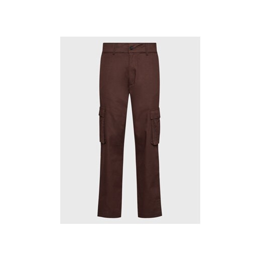 Night Addict Spodnie materiałowe MTR-NA501KYLE Brązowy Regular Fit ze sklepu MODIVO w kategorii Spodnie męskie - zdjęcie 168646066