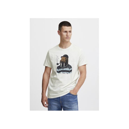 Blend T-Shirt 20716805 Biały Regular Fit S MODIVO okazja
