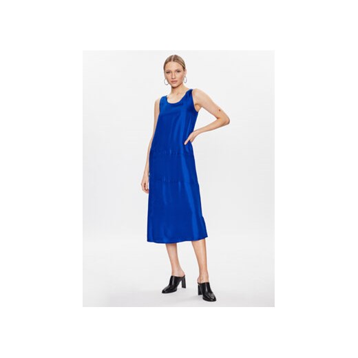 Calvin Klein Sukienka koktajlowa K20K205630 Niebieski Regular Fit ze sklepu MODIVO w kategorii Sukienki - zdjęcie 168646217