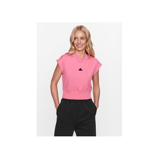 adidas T-Shirt IM4915 Różowy Slim Fit ze sklepu MODIVO w kategorii Bluzki damskie - zdjęcie 168646316