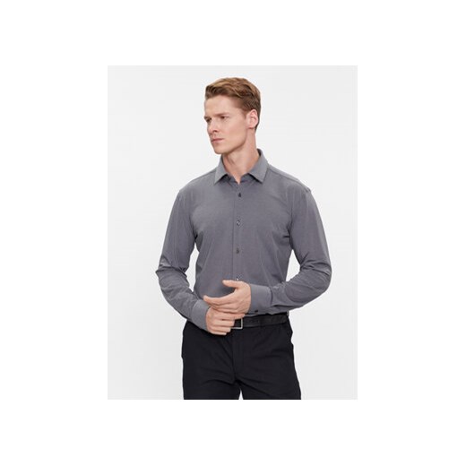Boss Koszula P-Hank-S-Kent-C1-222 50508730 Srebrny Slim Fit ze sklepu MODIVO w kategorii Koszule męskie - zdjęcie 168646619