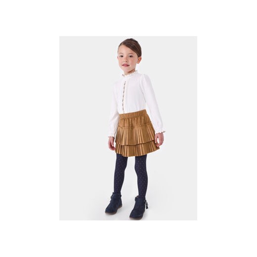 Mayoral Spódnica plisowana 4.903 Brązowy Regular Fit ze sklepu MODIVO w kategorii Spódnice dziewczęce - zdjęcie 168647217
