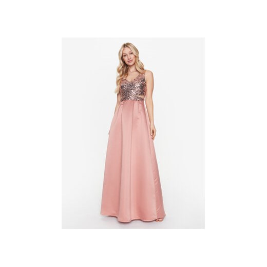 Rinascimento Sukienka wieczorowa CFC0112832003 Różowy Regular Fit ze sklepu MODIVO w kategorii Sukienki - zdjęcie 168647818