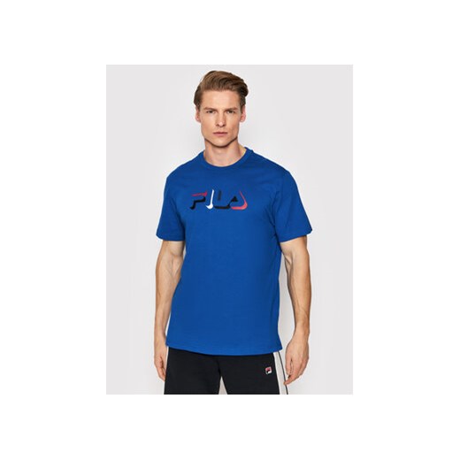 Fila T-Shirt Belen 768981 Granatowy Regular Fit ze sklepu MODIVO w kategorii T-shirty męskie - zdjęcie 168648228
