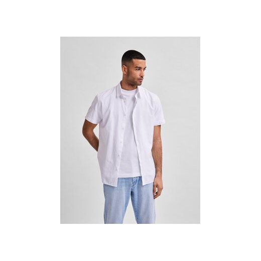 Selected Homme Koszula 16079057 Biały Slim Fit ze sklepu MODIVO w kategorii Koszule męskie - zdjęcie 168648498