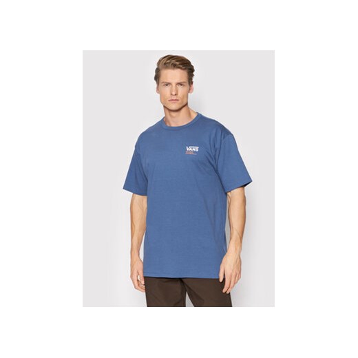 Vans T-Shirt Off The Wall Og Ch VN0A7PJI Niebieski Classic Fit ze sklepu MODIVO w kategorii T-shirty męskie - zdjęcie 168648618