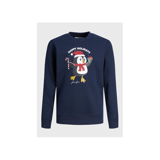 Jack&Jones Junior Bluza Toon 12222091 Granatowy Regular Fit Jack&jones Junior 128 okazja MODIVO