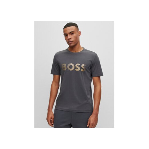 Boss T-Shirt 50494106 Szary Regular Fit XL MODIVO