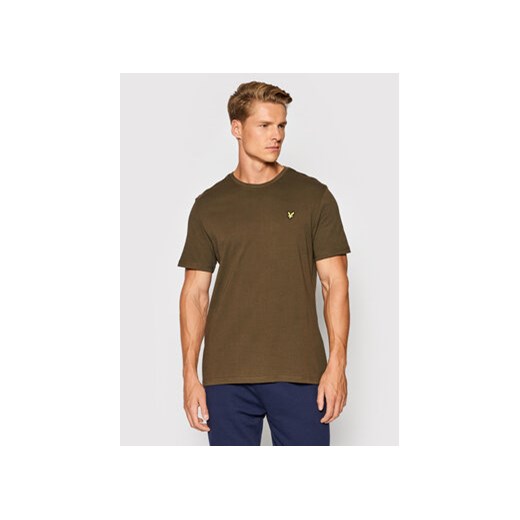 Lyle & Scott T-Shirt Plain TS400VOG Zielony Regular Fit ze sklepu MODIVO w kategorii T-shirty męskie - zdjęcie 168649466
