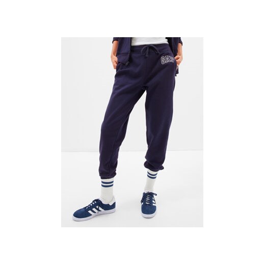 Gap Spodnie dresowe 463492-00 Granatowy Regular Fit ze sklepu MODIVO w kategorii Spodnie damskie - zdjęcie 168649598