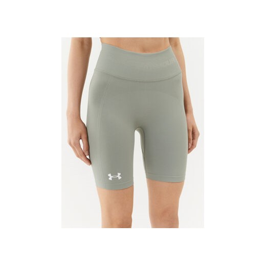 Under Armour Szorty sportowe Ua Train Seamless Short 1379151 Zielony Compression Fit ze sklepu MODIVO w kategorii Szorty - zdjęcie 168649938