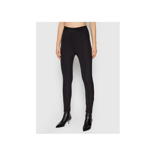 Silvian Heach Spodnie materiałowe Neglinge PGA21159PA Czarny Slim Fit ze sklepu MODIVO w kategorii Spodnie damskie - zdjęcie 168650066