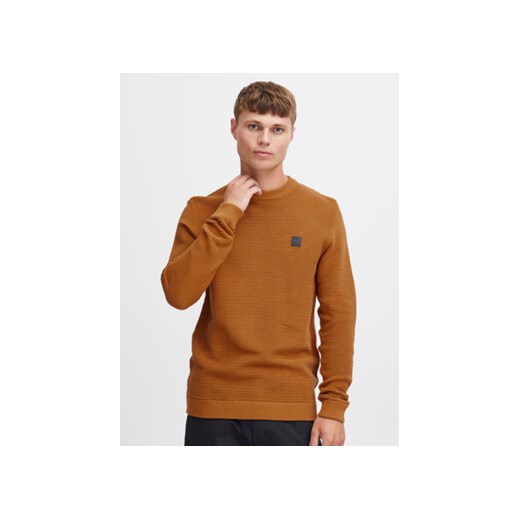 Solid Sweter 21106094 Żółty Regular Fit ze sklepu MODIVO w kategorii Swetry męskie - zdjęcie 168650439