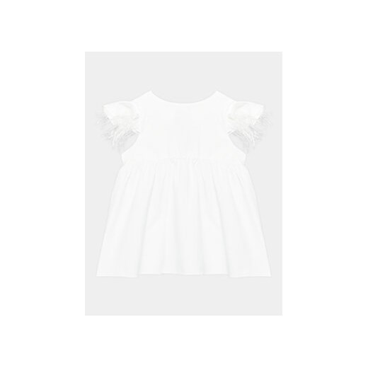 Jamiks Sukienka elegancka Arwena JLF055 Biały Regular Fit ze sklepu MODIVO w kategorii Ubranka do chrztu - zdjęcie 168650797