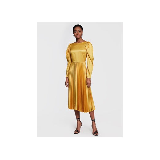 Closet London Sukienka codzienna D8317 Żółty Regular Fit ze sklepu MODIVO w kategorii Sukienki - zdjęcie 168651095