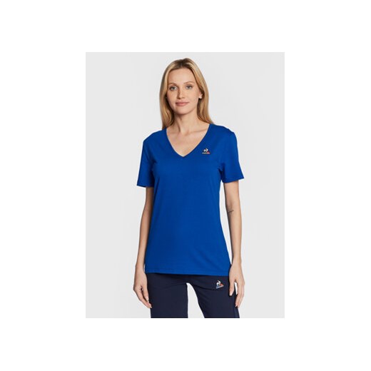 Le Coq Sportif T-Shirt 2220569 Niebieski Regular Fit ze sklepu MODIVO w kategorii Bluzki damskie - zdjęcie 168651145