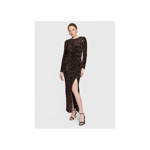 Guess Sukienka wieczorowa W3RK82 KBJD0 Czarny Slim Fit ze sklepu MODIVO w kategorii Sukienki - zdjęcie 168651299